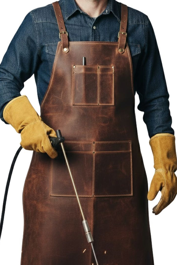 SteelShield Leather Apron