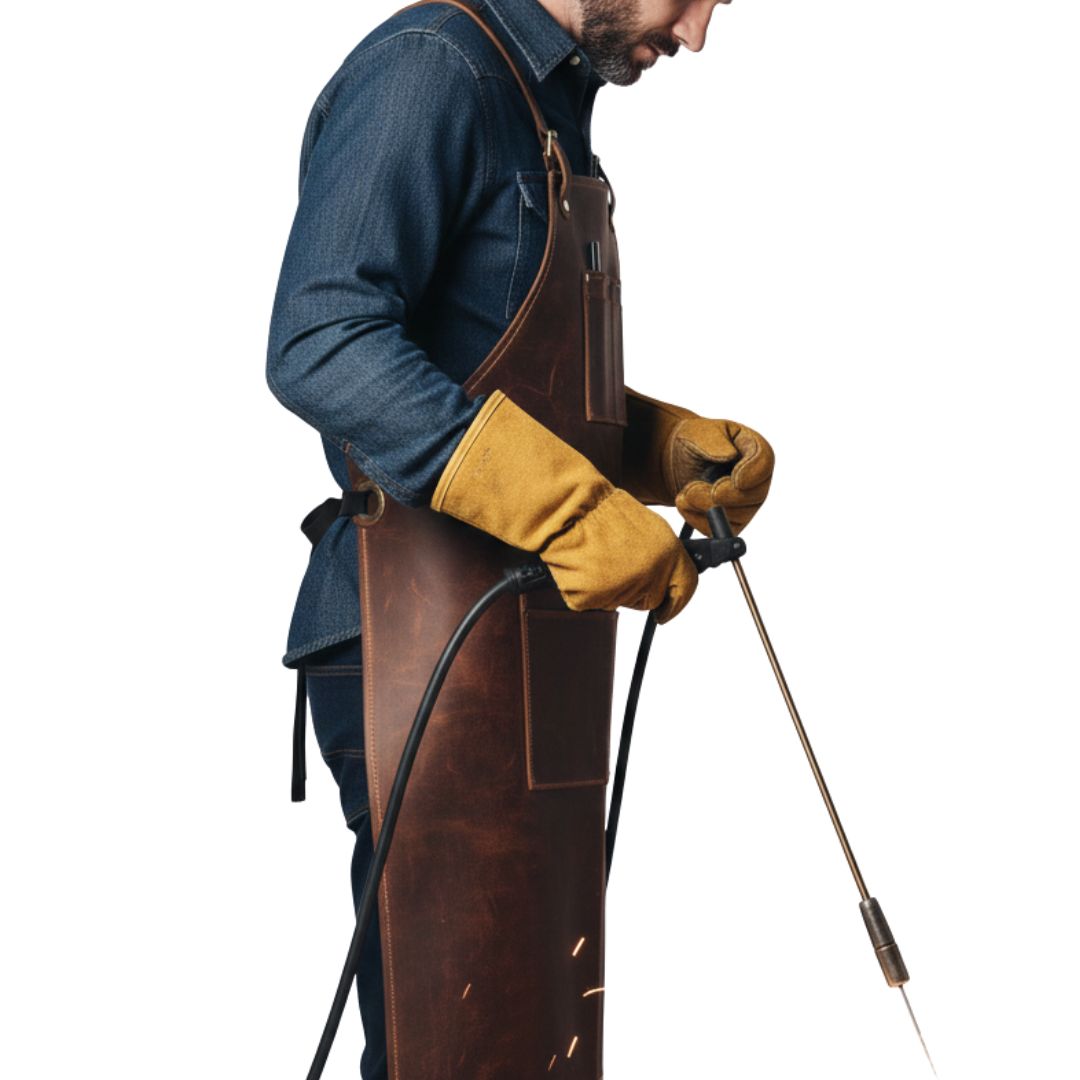 SteelShield Leather Apron