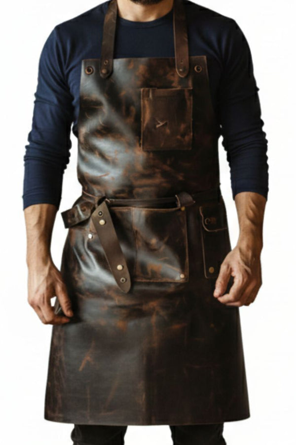 Chef Cooking Leather Apron