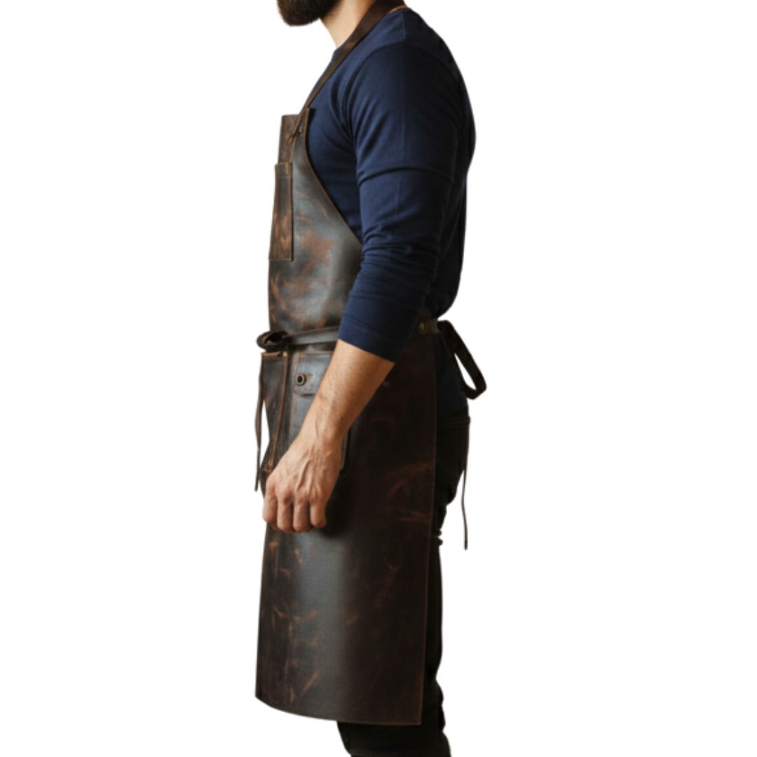 Chef Cooking Leather Apron