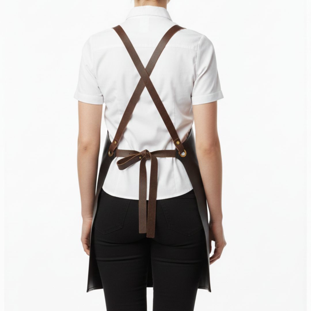 Luxe Black Bar Apron